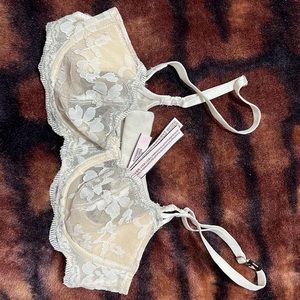 Victoria’s Secret unlined lace Demi bra